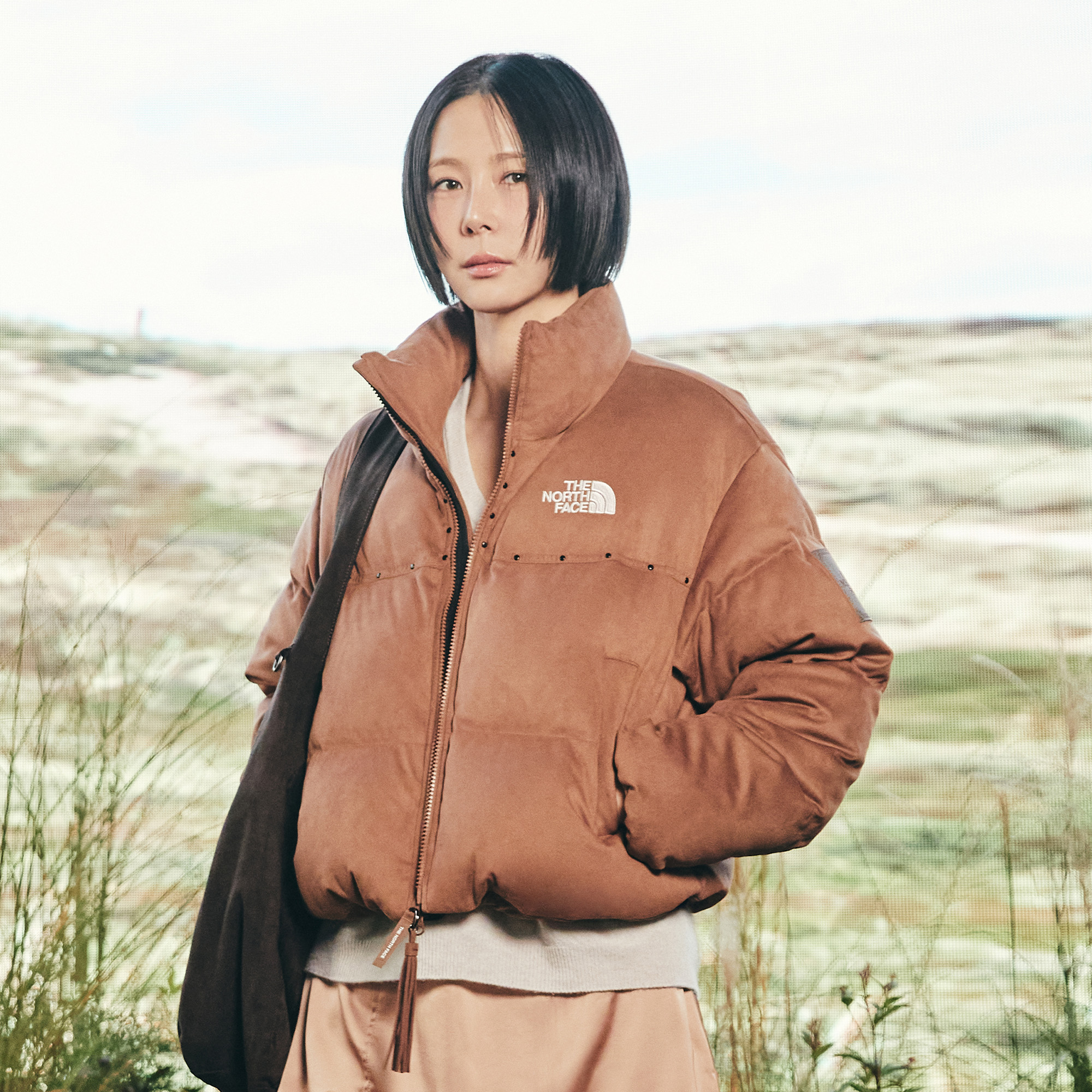 W’S SUEDE NUPTSE JACKET (RDS)